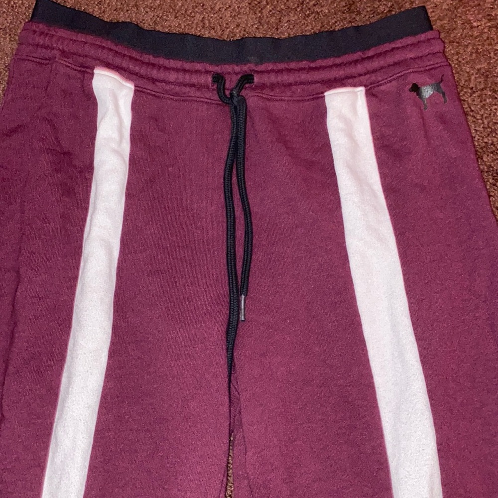 PINK VS purple joggers